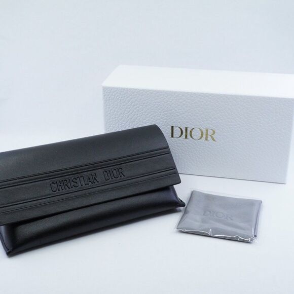 NEW DIOR DIORBOBBY R1U 95B0 IVORY BLUE SUNGLASSES - Picture 14 of 14